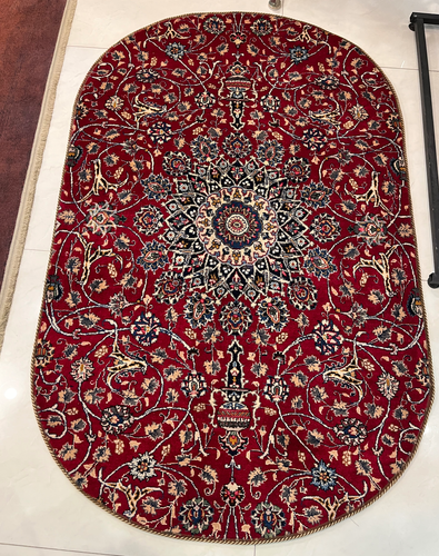 فرش کاشمر بیضی